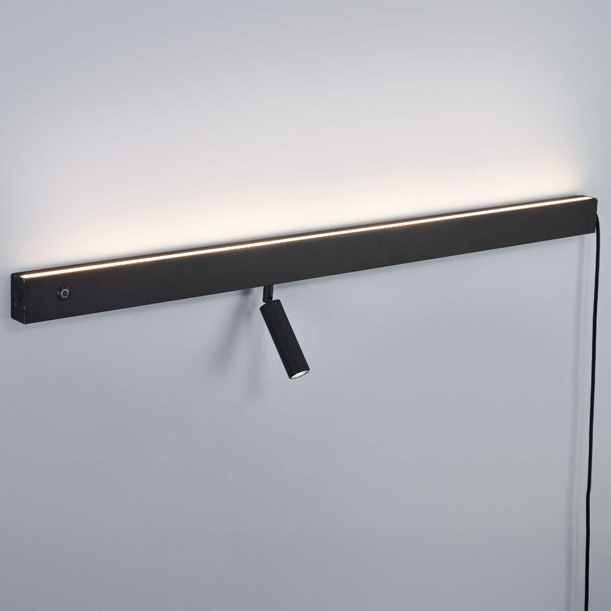 810657 Светильник настенный FIUME SPOT 230V LED 10W 270LM 100G (Back light)+7W(Spot light) 460LM 24G ЧЕРНЫЙ 4000K — изображение 5