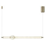 5008/28L L-VISION ODL24 571 золотой/металл/акрил Подвес LED 28W 4000K 2340лм CRYSTAL — изображение 2