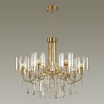 4886/7 HALL ODL_EX23 153 бронзовый/янтарн./металл/стекло Люстра E14 7*40W NICOLE — изображение 4