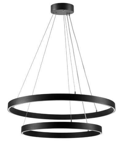 в наличии 748127 Люстра SATURNO LED 84W 5800LM 70G ЧЕРНЫЙ 3000-6000K - купить в интернет-магазине Светильники Торг