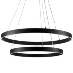 748127 Люстра SATURNO LED 84W 5800LM 70G ЧЕРНЫЙ 3000-6000K — изображение 3