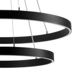 748127 Люстра SATURNO LED 84W 5800LM 70G ЧЕРНЫЙ 3000-6000K — изображение 4