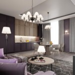 4896/1W MODERN ODL_EX23 107 черный матов./серый/молочный металл/керамика/ткань Бра E14 1*40W SOCHI