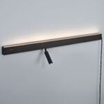 810647 Светильник настенный FIUME SPOT 230V LED 5W(Back light) 130LM 100G+7W(Spot light) 460LM 24G ЧЕРНЫЙ 4000K — изображение 11