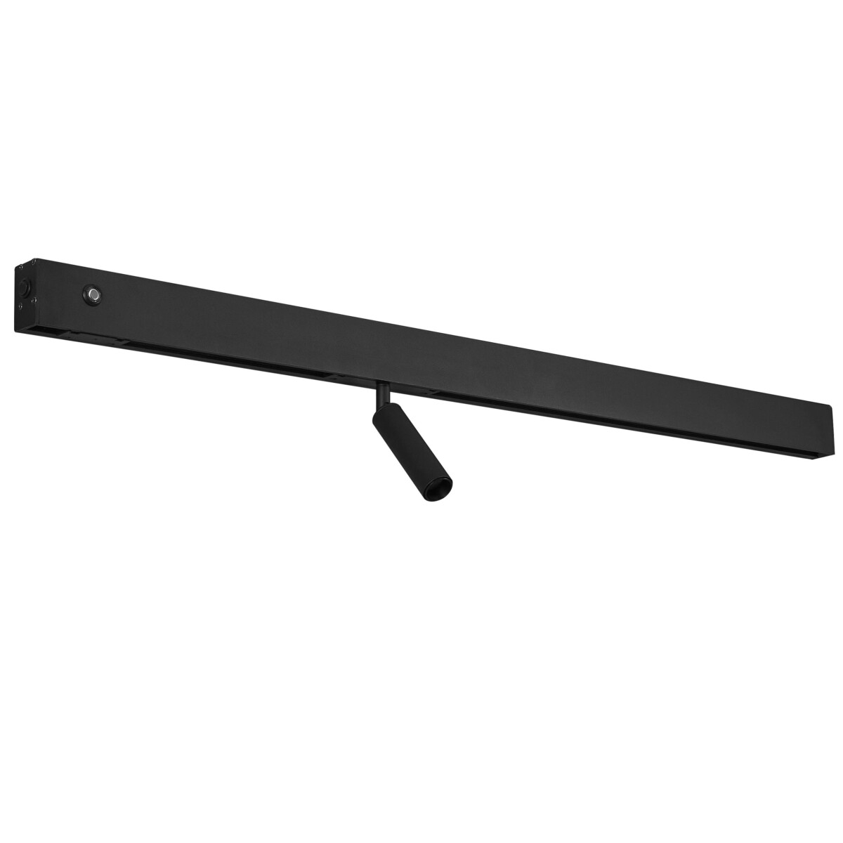 c28c00bc1c6111f080c0c81f66f678af_feece8fdd74411f080c4c81f66f678af 810647 Светильник настенный FIUME SPOT 230V LED 5W(Back light) 130LM 100G+7W(Spot light) 460LM 24G ЧЕРНЫЙ 4000K — изображение 1