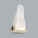 5437/12WL HIGHTECH ODL_EX25 081 бронзовый брашинг/металл/смола под алебастр/акрил Настенный светильник LED 12W 3000K 1489Лм FOROS — изображение 5