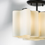 802037 Люстра NUBI 3х40W E27 ЧЕРНЫЙ МАТОВЫЙ/БЕЛЫЙ — изображение 3