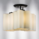 802037 Люстра NUBI 3х40W E27 ЧЕРНЫЙ МАТОВЫЙ/БЕЛЫЙ — изображение 5