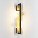 6691/7WL HIGHTECH ODL_EX24 057 Настенный светильник черный/бронза браширов./металл/акрил поворотный на 360° IP20 LED 8W 184Лм 3000K GEOS — изображение 4