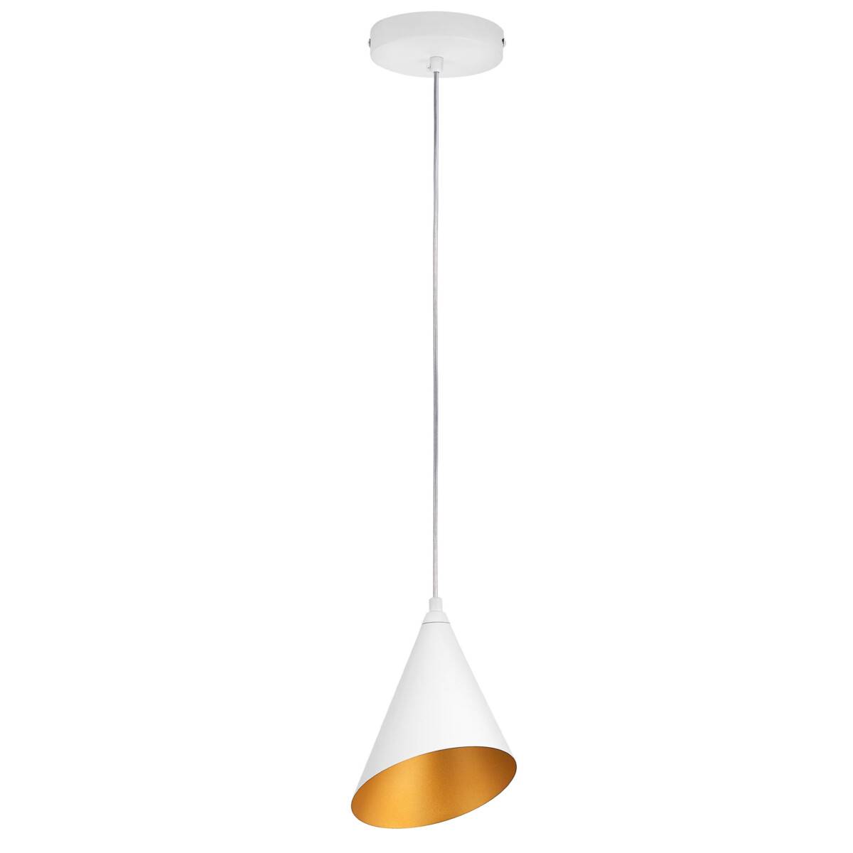 757006 Люстра CONE GW 1х6W(led) G9 БЕЛЫЙ/ЗОЛОТО — изображение 1