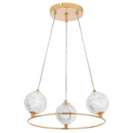 в наличии 737033 Люстра ACRILE G9 3х6W(led) G9 ЗОЛОТО - купить в интернет-магазине Светильники Торг