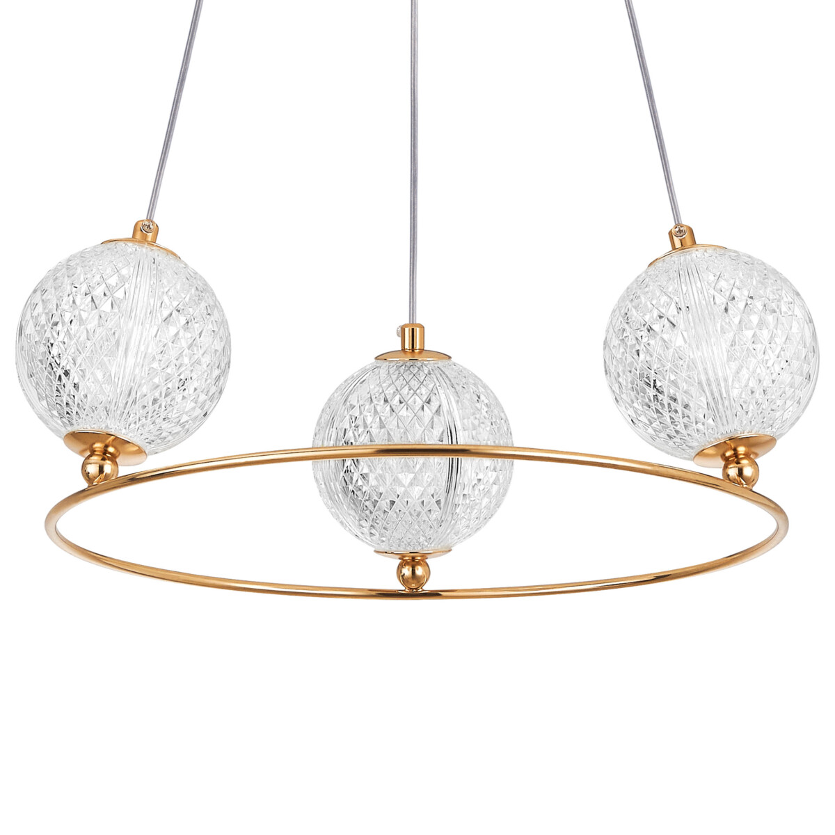 в наличии 737033 Люстра ACRILE G9 3х6W(led) G9 ЗОЛОТО - купить в интернет-магазине Светильники Торг