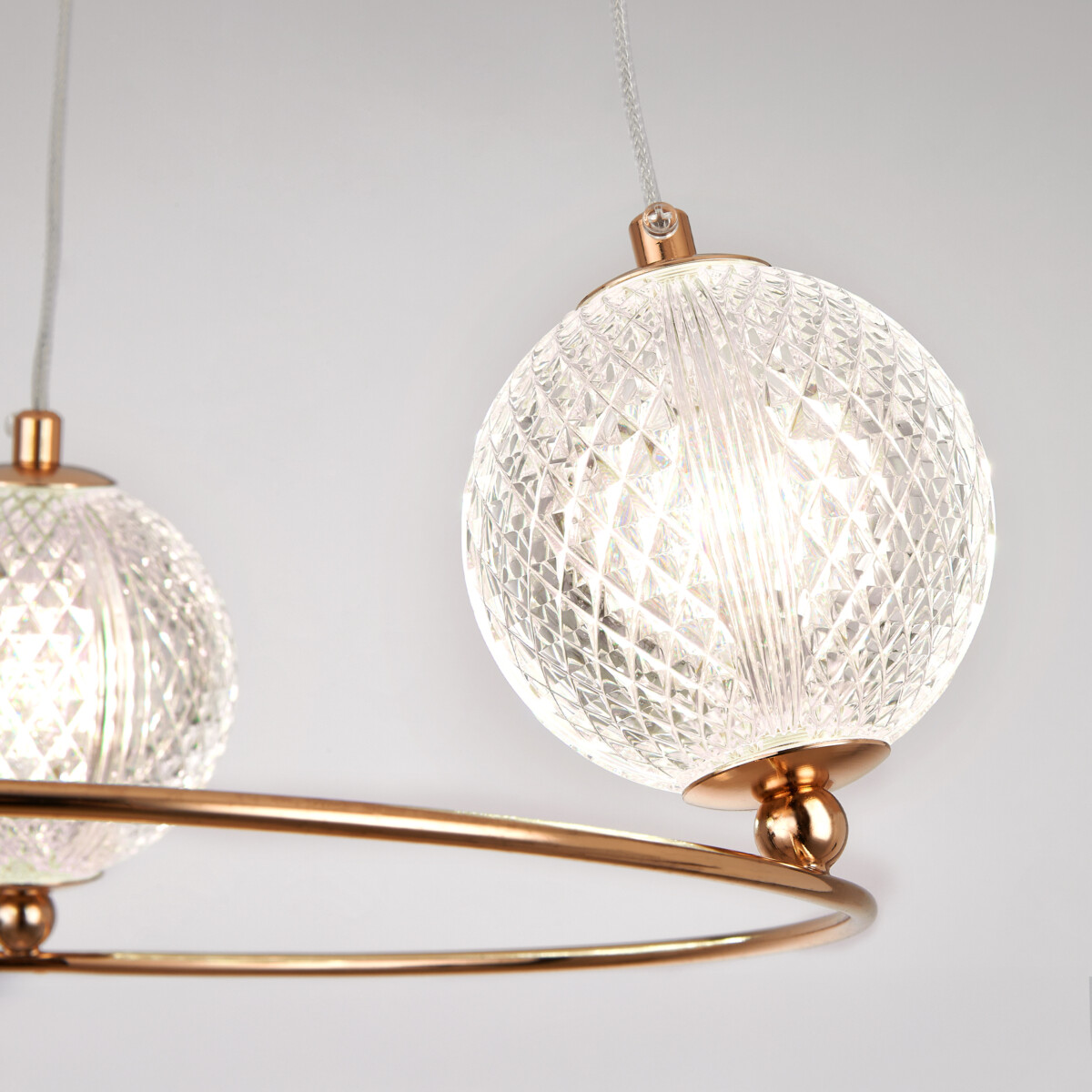 в наличии 737033 Люстра ACRILE G9 3х6W(led) G9 ЗОЛОТО - купить в интернет-магазине Светильники Торг