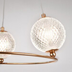 в наличии 737033 Люстра ACRILE G9 3х6W(led) G9 ЗОЛОТО - купить в интернет-магазине Светильники Торг