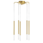 L5T747143 Люстра TUBO LED 25W 1400LM 360G ЗОЛОТО 4000K (574723+747143 (5шт)