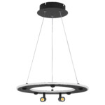 740447 Люстра DIVE LED 60W 3200LM G ЧЕРНЫЙ 3000/4000/6000K