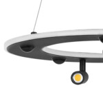 740447 Люстра DIVE LED 60W 3200LM G ЧЕРНЫЙ 3000/4000/6000K — изображение 4