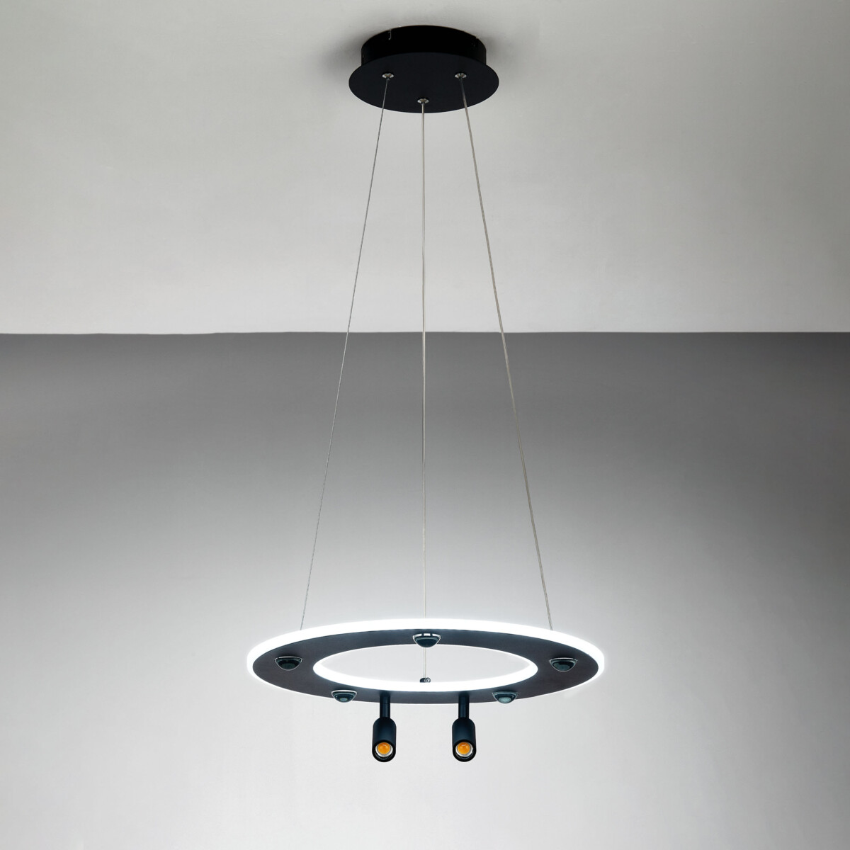 740447 Люстра DIVE LED 60W 3200LM G ЧЕРНЫЙ 3000/4000/6000K — изображение 14