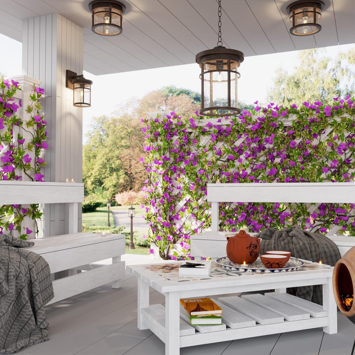 f6428dd97392de7a6c0b54a56d32f877 4044/1 NATURE ODL18 699 коричневый/патина Уличный светильник-подвес IP44 E27 60W 220V VIRTA — изображение 1