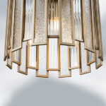 712042 Люстра AGAVE 3х40W E27 ШАМПАНЬ/ПРОЗРАЧНЫЙ — изображение 3