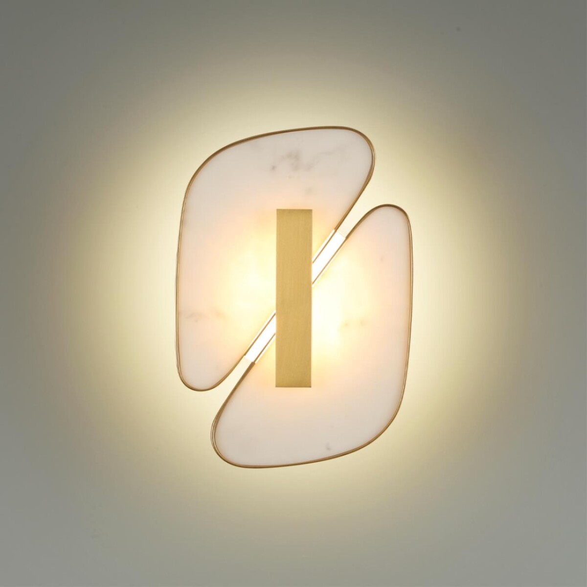 6638/10WL L-VISION ODL_EX24 087 металл/золотой/искусственный мрамор/акрил Настенный светильник IP20 LED 10W 3000K 220V CHIARA — изображение 5