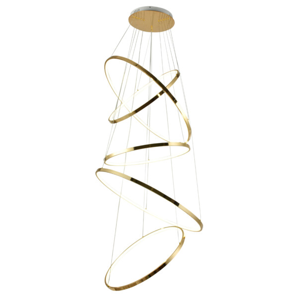 09475-5A,33 Люстра димм.Амия золото Led 150W