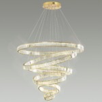 5015/260L L-VISION ODL23 589 золотой/прозрачный металл/хрусталь Люстра LED 260W 4000K 26000Лм VEKIA — изображение 4