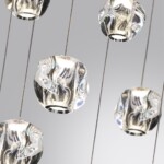 5084/120L L-VISION ODL25 561 хром/прозрачный/металл/акрил Люстра каскадная LED 120W 4000K 6000Лм JEMSTONE — изображение 5