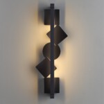 6690/7WL HIGHTECH ODL_EX24 000 Настенный светильник черный/черн полиров/металл/акрил поворотный на 360° IP20 LED 7W 184Лм 3000K GEOS — изображение 4