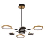 4687-7P, подвесная люстра, D840xH610, LEDx90W/45W/45W, 5980/3060/2940LM, 4000/6500/3500K, included, remote control — изображение 2