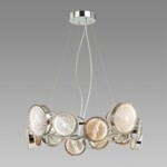 5416/95L L-VISION ODL_EX24 141 хром/разноцветный/металл/стекло Люстра LED 95W 4000K 6400lm CARAMELLA — изображение 3