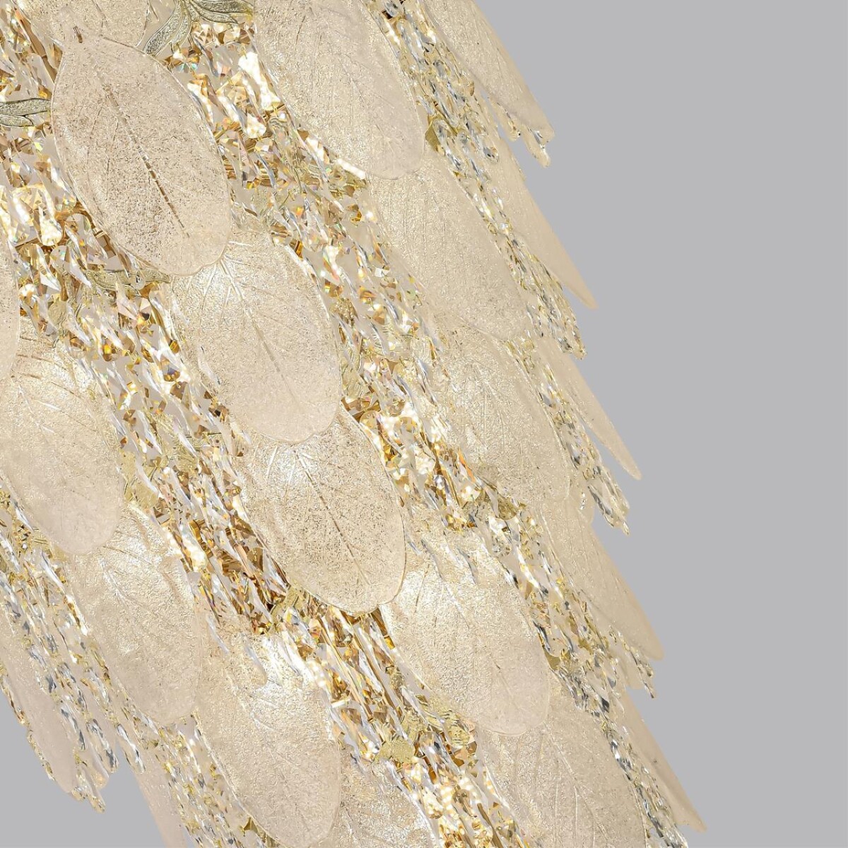 5049/54 HALL (В 3-х КОРОБКАХ) ODL24 611 золото/прозрачный/металл/хрусталь/стекло Люстра E14 54*25W TEARS — изображение 4