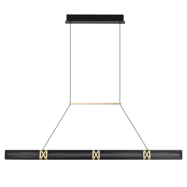 7083/20L L-VISION ODL25 000 Подвесной светильник черный/золото/ металл/акрил IP20 LED 20W 3000K 220V MESH