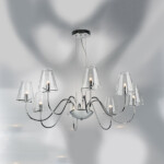 758084 Люстра подв. DIAFANO 8х40W G9 ХРОМ/ПРОЗРАЧНЫЙ — изображение 6