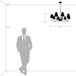 758084 Люстра подв. DIAFANO 8х40W G9 ХРОМ/ПРОЗРАЧНЫЙ — изображение 2