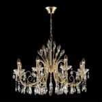 4977/8 HALL ODL23 627 золотой/хрусталь Люстра E14 8*40W VERSIA — изображение 4