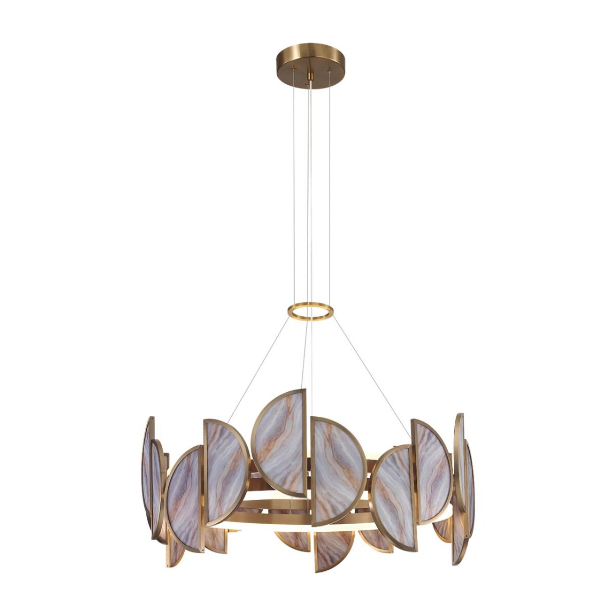 5448/40L L-VISION ODL_EX25 085 Люстра бронзовый/металл/акрил/искусственный мрамор IP20 LED 40W 3000K 220V TOSCANA — изображение 3