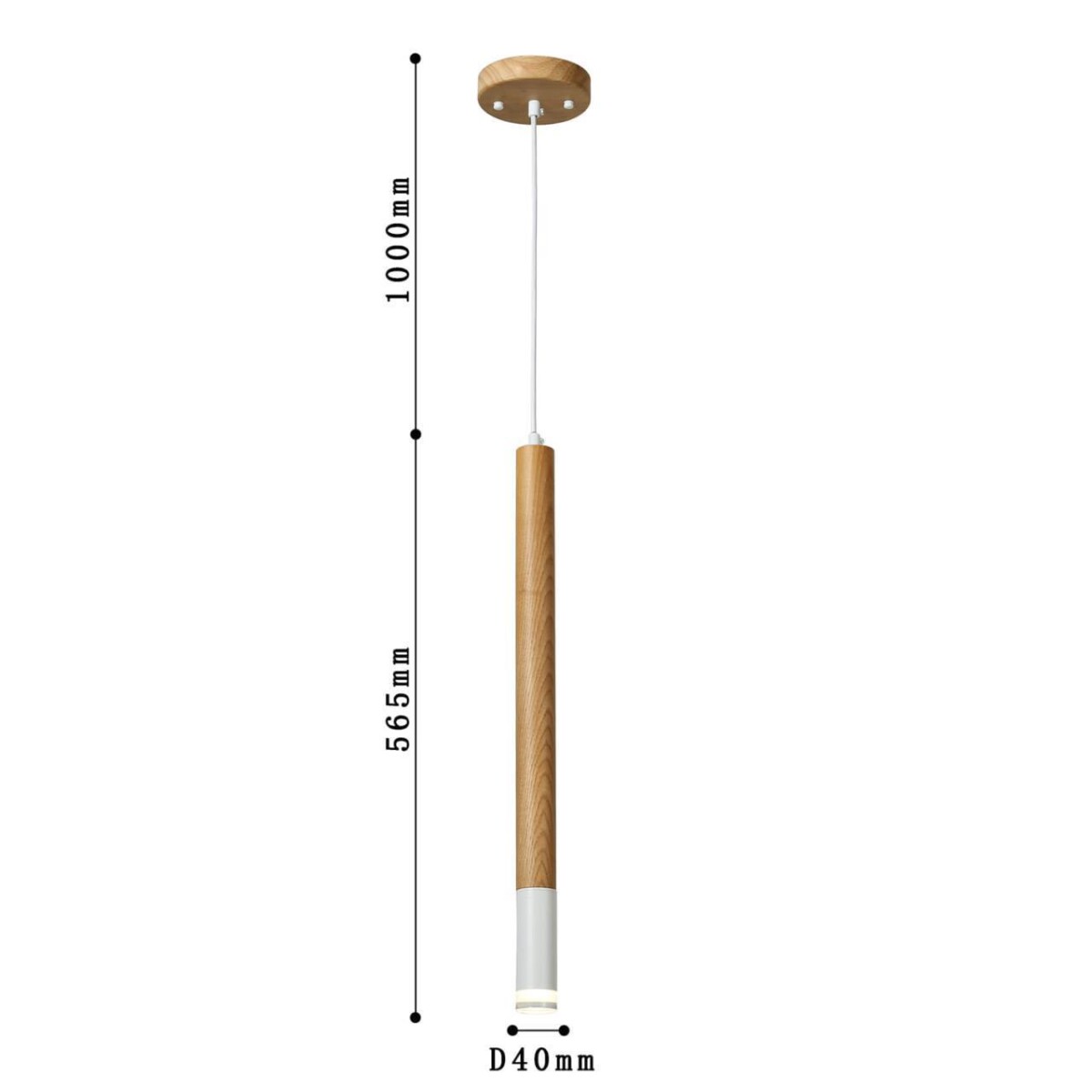 2014-1P, подвес, D40xH565/1565, 1xG9LEDx5W, 400LM, 3000K, included — изображение 3