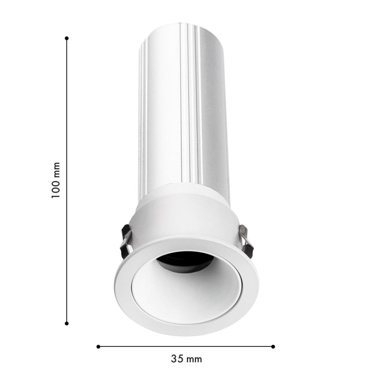 4786-1C, врезной светильник, D39xH100, cutout:D35, LEDx6W,240LM, 3000/4000/6000K, CRI>90, beam angle:15, included — изображение 3