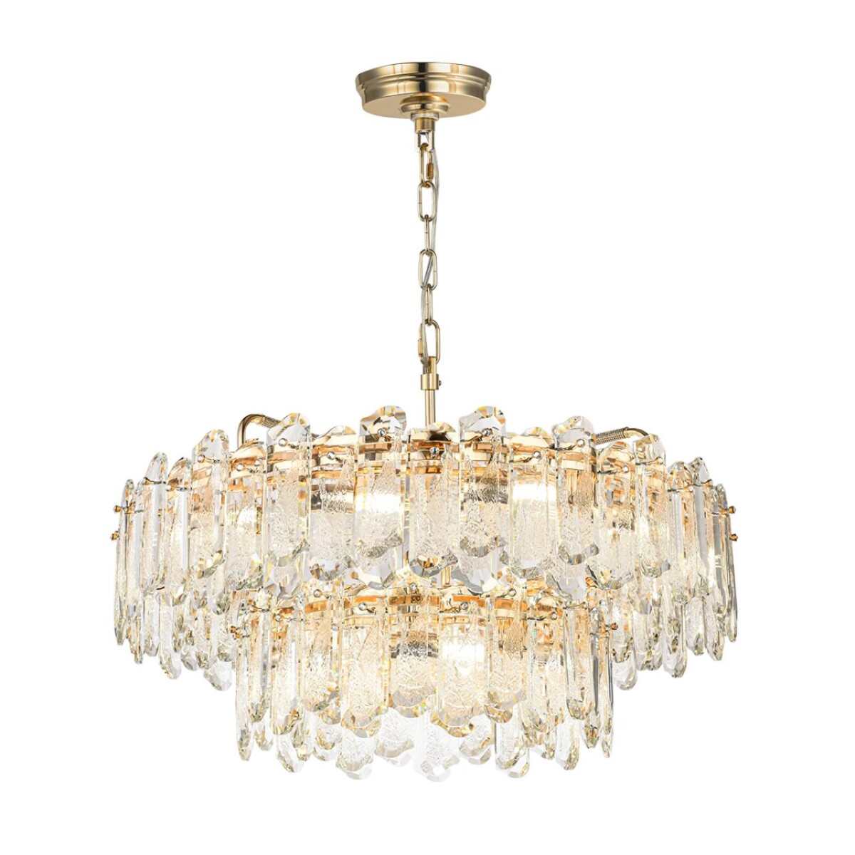 5069/22 HALL (В 2-х КОРОБКАХ) ODL24 603 золото/прозрачный/металл/хрусталь Люстра E14 22*40W BULLON — изображение 2