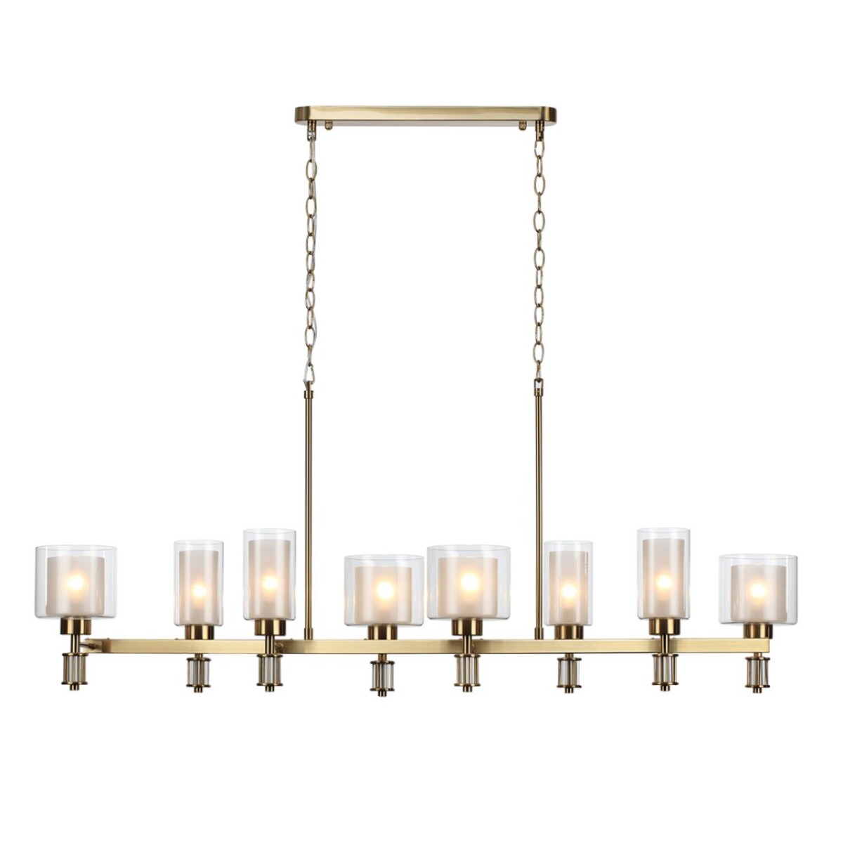 5088/8A CLASSIC ODL25 635 античная бронза/стекло Люстра E14 8*40W SAGA — изображение 3