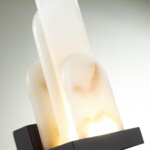 5438/12WL HIGHTECH ODL_EX25 081 черный/металл/смола под алебастр /акрил Настенный светильник LED 12W 3000K 1489Лм FOROS — изображение 6