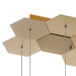 750263 Люстра подвесная FAVO LED-80W 3840LM ЗОЛОТО 4000K — изображение 5