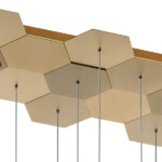 750263 Люстра подвесная FAVO LED-80W 3840LM ЗОЛОТО 4000K — изображение 6