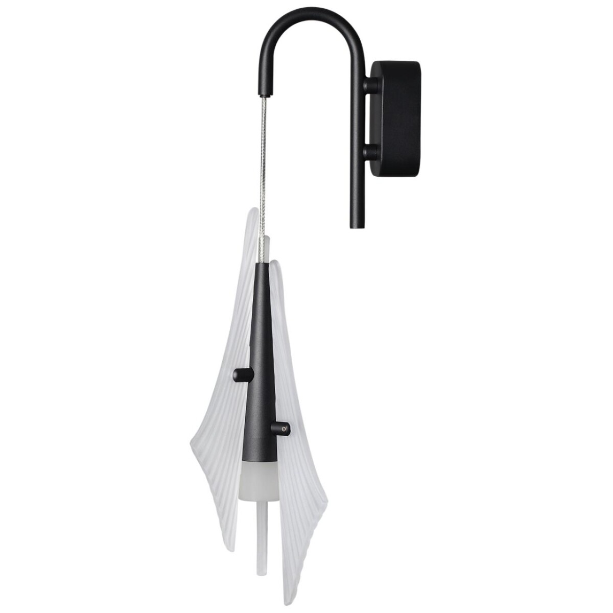 5442/6WLA L-VISION ODL_EX26 059 черный/бел.матовый/металл/стекло/акрил Бра LED*6W 3000K 633Лм AFALINA — изображение 4