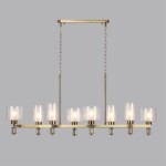 5088/8A CLASSIC ODL25 635 античная бронза/стекло Люстра E14 8*40W SAGA — изображение 4