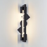 6690/7WL HIGHTECH ODL_EX24 000 Настенный светильник черный/черн полиров/металл/акрил поворотный на 360° IP20 LED 7W 184Лм 3000K GEOS — изображение 3