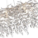 4970/12 HALL ODL24 615 матов.серебристый/алюмин./хрусталь Люстра G9 12*40W DELICA — изображение 5