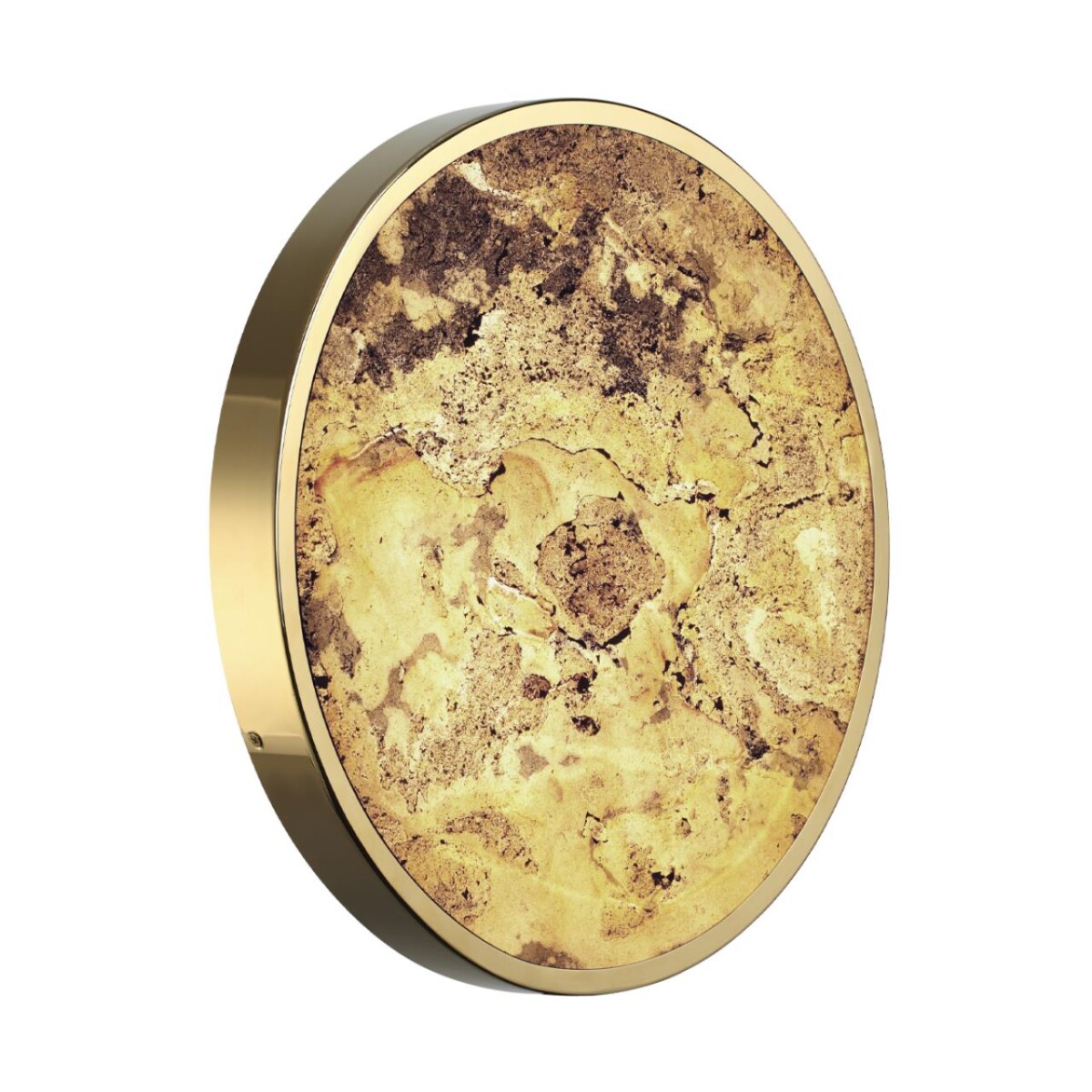 5079/40L L-VISION ODL24 209 зол/серо-бежевый/металл/натур.камень/акрил Настенный светильник с переключ.цветов.темпер. LED 40W 3000К/4000K/6000K BERGI — изображение 7