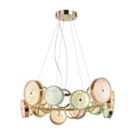 5412/95L L-VISION ODL_EX24 141 золотой/разноцветный/металл/стекло Люстра LED 95W 4000K 6400lm CARAMELLA — изображение 2